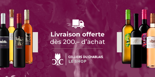 Livraison offerte dès CHF 200.- d'achat